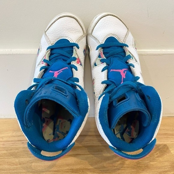 Air Jordan 6 Retro GS 'Green Abyss' - Picture 7 of 9